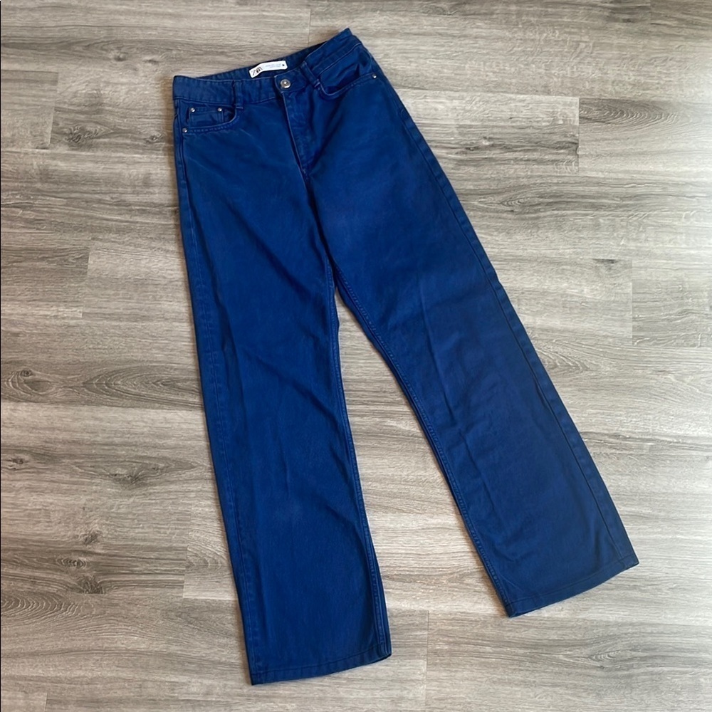 Zara Deep Blue Denim Jeans